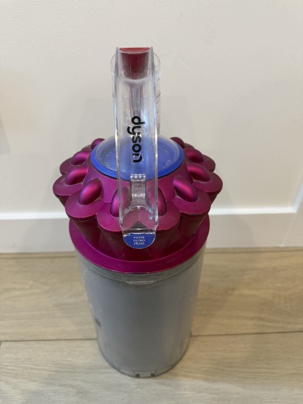 Dyson UP13 UP20 UP30 DC65 DC66 CANISTER DUST BIN CAN w/ CYCLONE 920624-03 Purple